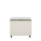 Modern Lift-Up Coffee Table with 4 Stools and 2 Drawers