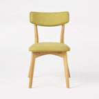 Chazz Mid-Century Modern Upholstered Rubberwood Dining Chairs (Set of 4) by