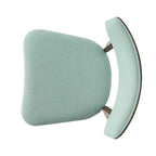 Chazz Mid-Century Modern Upholstered Rubberwood Dining Chairs (Set of 4) by