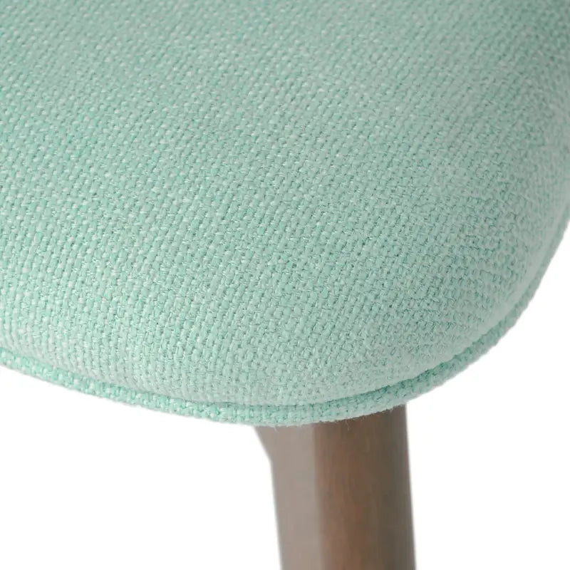 Chazz Mid-Century Modern Upholstered Rubberwood Dining Chairs (Set of 4) by