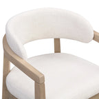 - Carter Modern Dining Armchair Set of 2 with Upholstered Seating and Solid Wood Frame