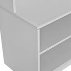 Modern Style Coat Rack with Shoe Bench, Shoe Storage, Storage Shelves and Pegboard, for Entrance and Hallway, Living Room