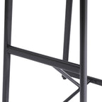 27H Barstool Set of 3 Wooden Round Bar Stools with Footrest, Easy Assembly, for Dining Room, Kitchen