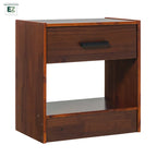 Modern Easy Assembly 1-Drawer Solid Wood Nightstand
