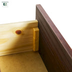 Modern Easy Assembly 1-Drawer Solid Wood Nightstand