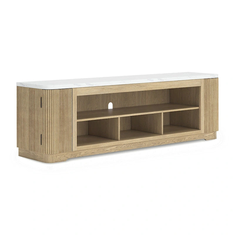 Camdill Brown 80 TV Stand for TVs up to 90 - 79.5 W x 18.5 D x 24.5 H