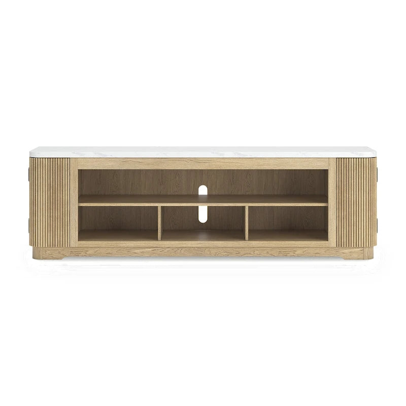 Camdill Brown 80 TV Stand for TVs up to 90 - 79.5 W x 18.5 D x 24.5 H