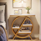 3-Tier End Table Narrow Side Table for Living Room