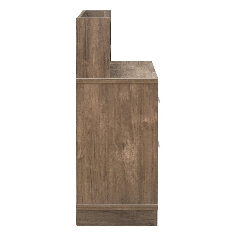 Greene Transitional 3-Drawer Wood File Cabinet Work Station by