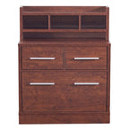 Greene Transitional 3-Drawer Wood File Cabinet Work Station by