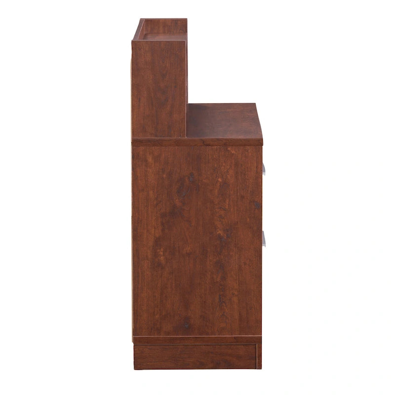 Greene Transitional 3-Drawer Wood File Cabinet Work Station by