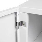 Metal Printer Stand with Storage Mobile Printer Tables