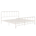 Sandy Farmhouse Metal Bed