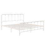 Sandy Farmhouse Metal Bed