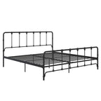 Sandy Farmhouse Metal Bed