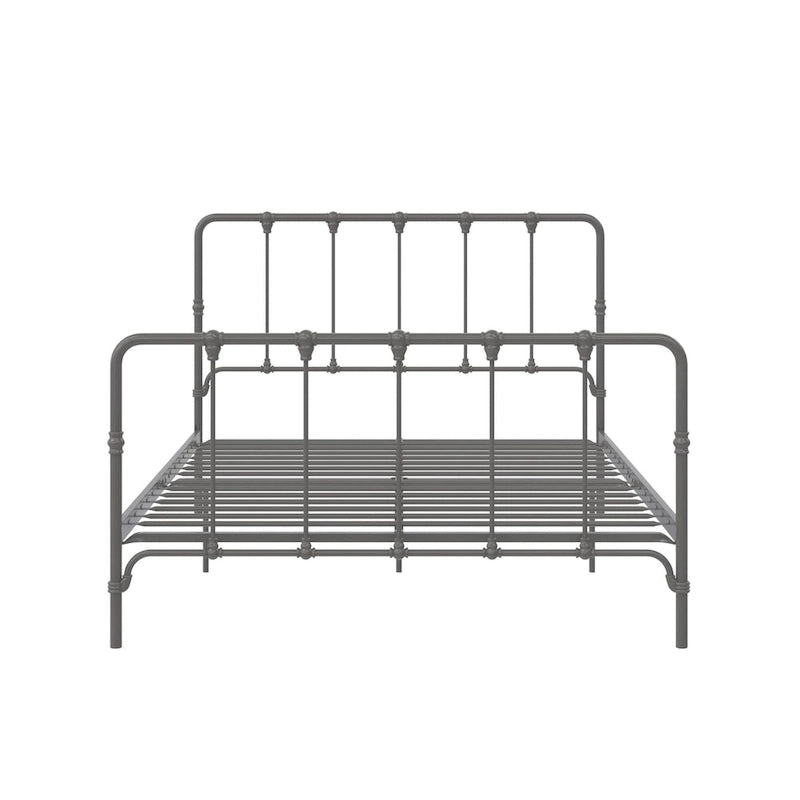 Sandy Farmhouse Metal Bed