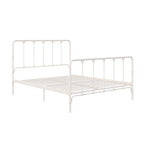 Sandy Farmhouse Metal Bed