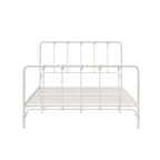 Sandy Farmhouse Metal Bed