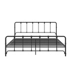 Sandy Farmhouse Metal Bed