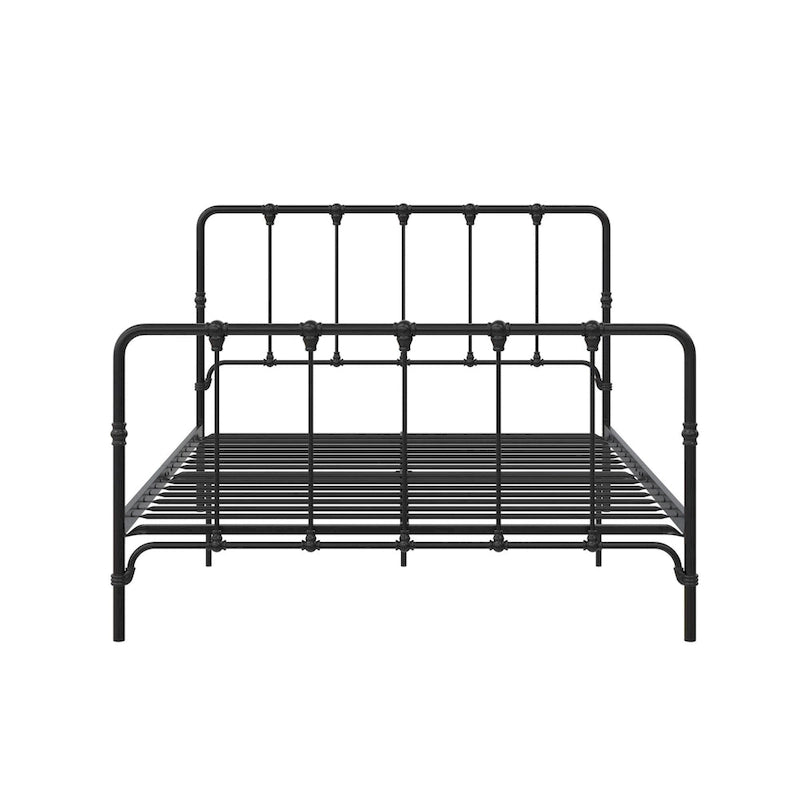 Sandy Farmhouse Metal Bed