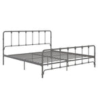 Sandy Farmhouse Metal Bed