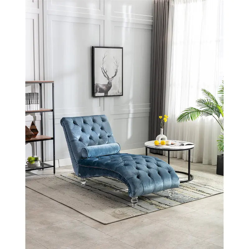 Leisure concubine sofa with acrylic feet