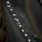 Austin Black Bonded Leather Club Chair by