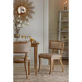 Signature Marie Beige/ Light Natural Dining Chair Set of 2