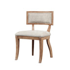 Signature Marie Beige/ Light Natural Dining Chair Set of 2
