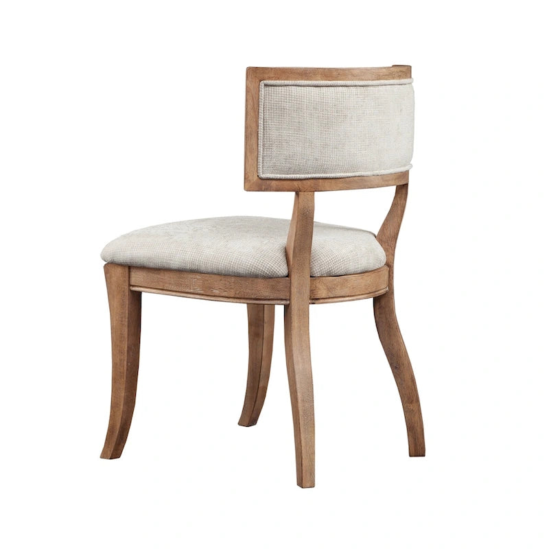 Signature Marie Beige/ Light Natural Dining Chair Set of 2
