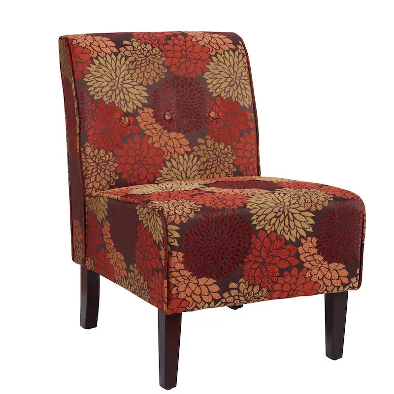 Pihl Floral Harvest Lounge Chair