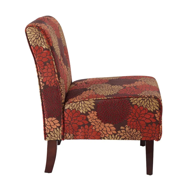 Pihl Floral Harvest Lounge Chair