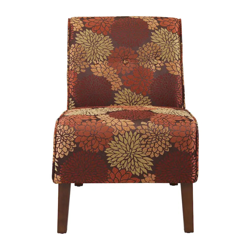 Pihl Floral Harvest Lounge Chair