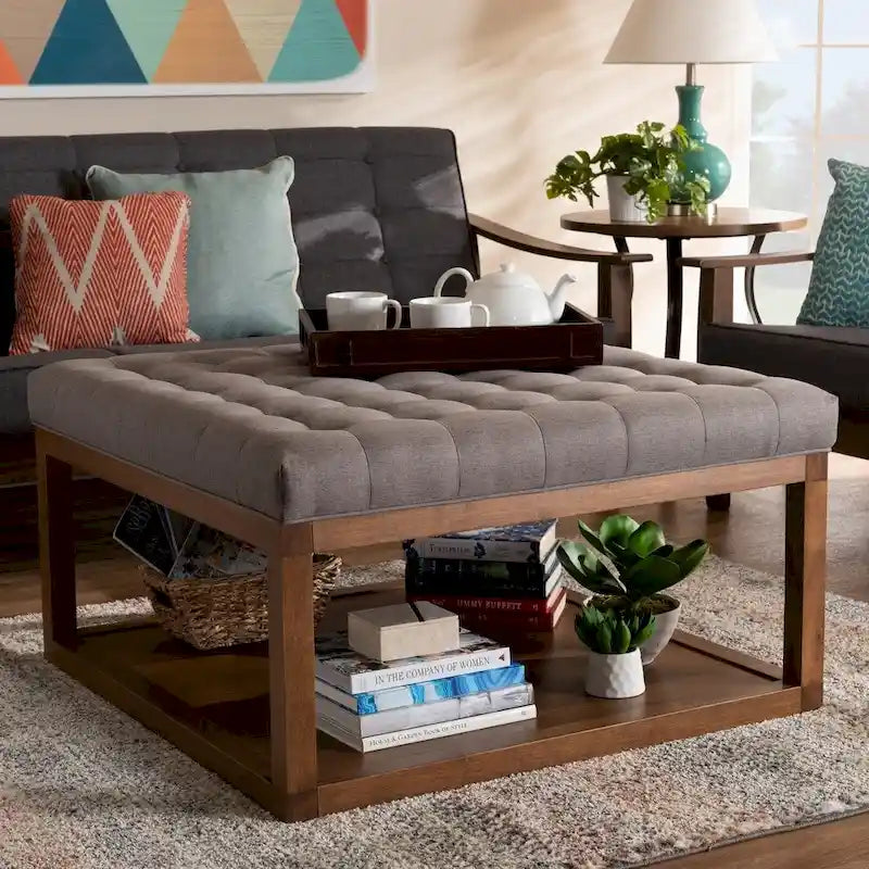 Jularp Upholstered Cocktail Ottoman
