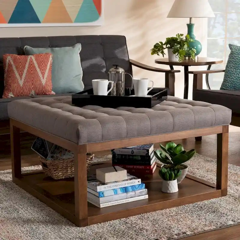 Jularp Upholstered Cocktail Ottoman