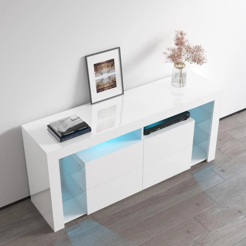 Minelli Modern 61-inch Glossy TV Stand