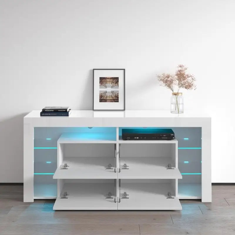 Minelli Modern 61-inch Glossy TV Stand