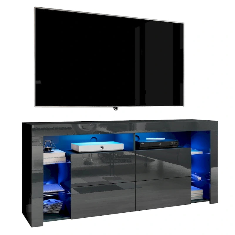 Minelli Modern 61-inch Glossy TV Stand