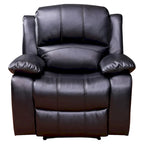 Bonded Leather Glider Recliner Club Chair for Living Room