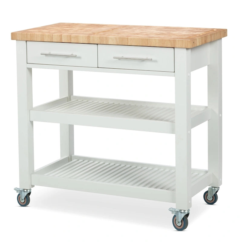 Chris & Chris Pro Chef Work Station Natural All Wood