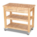 Chris & Chris Pro Chef Work Station Natural All Wood