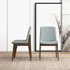 Odessa Mid Century Polyester Blend Dining Chair (Set of 2)