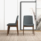 Odessa Mid Century Polyester Blend Dining Chair (Set of 2)