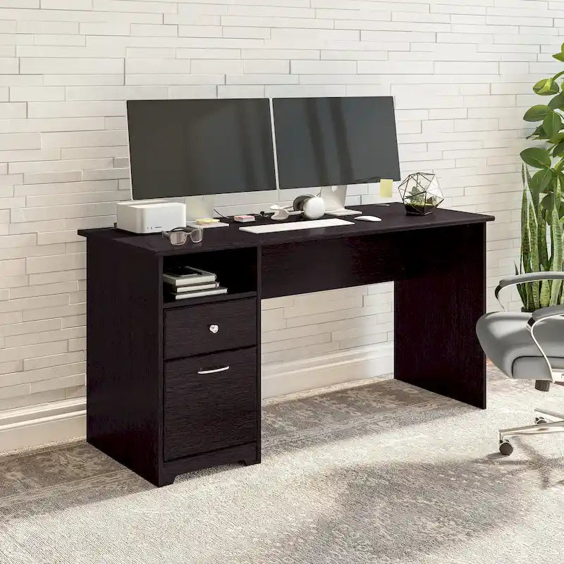 Cabot 60W Computer Desk with Drawers and Storage