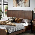 Khourush Low Profile Campaign Platform Bed by iNSPIRE Q Modern