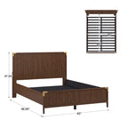 Khourush Low Profile Campaign Platform Bed by iNSPIRE Q Modern