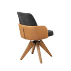 Mid-century Modern Upholstered Home Office Desk Chair