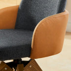 Mid-century Modern Upholstered Home Office Desk Chair