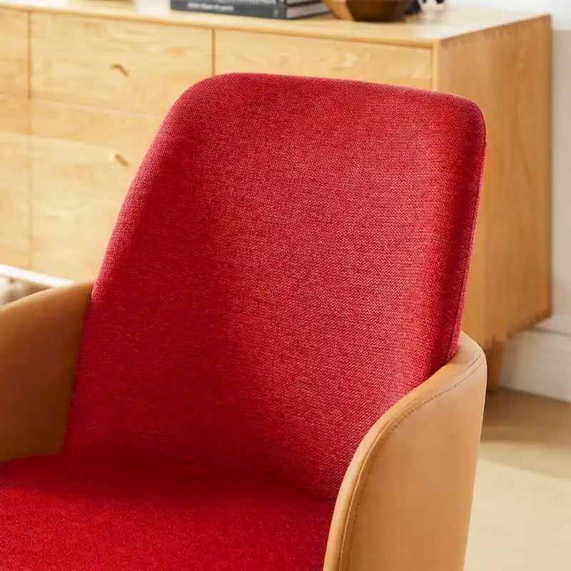 Mid-century Modern Upholstered Home Office Desk Chair