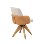Mid-century Modern Upholstered Home Office Desk Chair